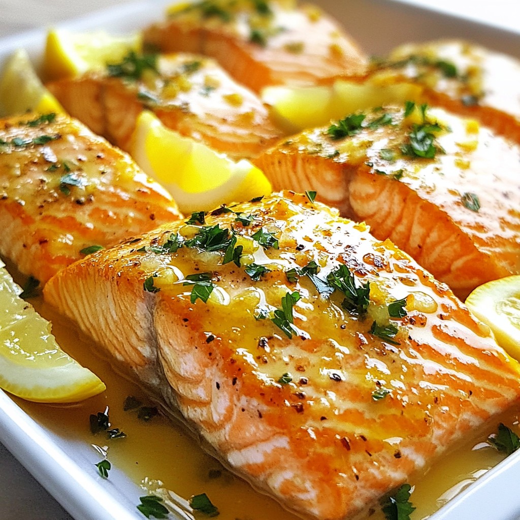 Nutritious Garlic and Lemon Baked Salmon Rezept