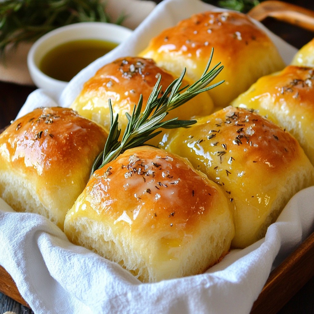 Garlic Herb Dinner Rolls Leckeres und einfaches Rezept