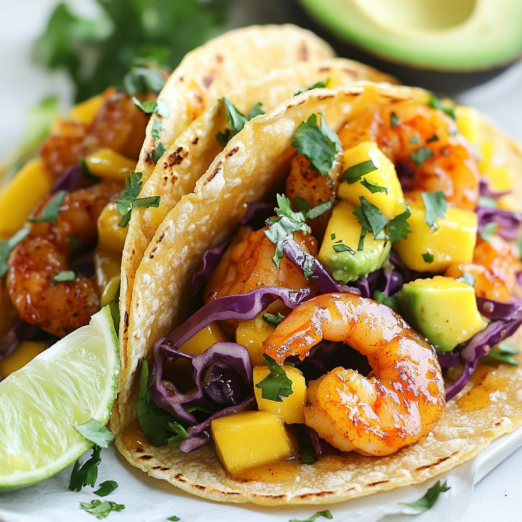 Honig-Limetten-Garnelen-Tacos einfach und lecker