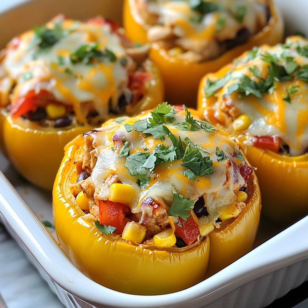 Chicken Fajita Stuffed Peppers Einfache und leckere Idee