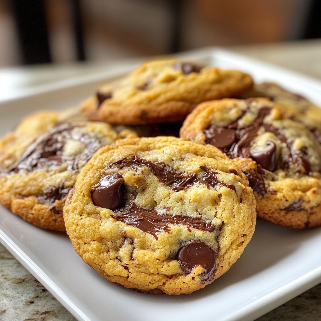Tahini Chocolate Chip Cookies Einfach und Lecker