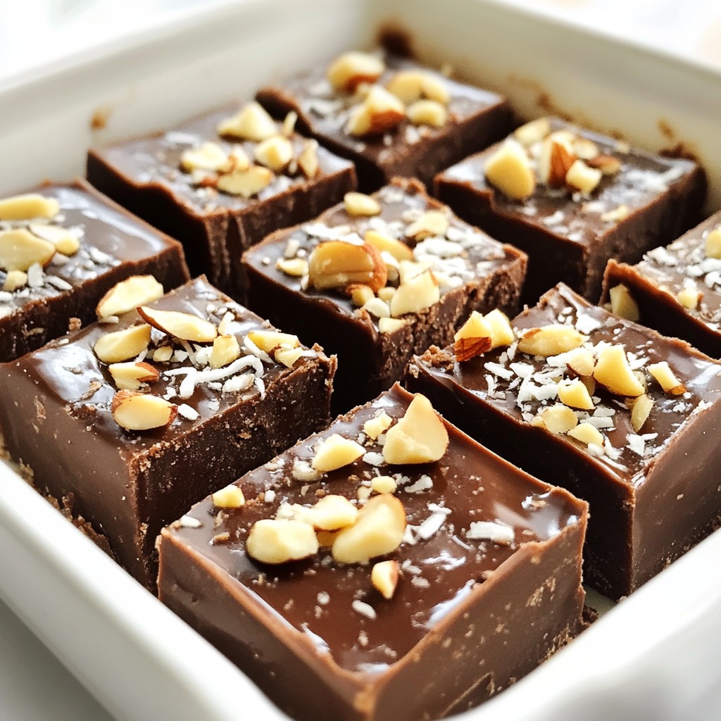 Almond Butter Chocolate Fudge Schnelle und einfache Leckerei
