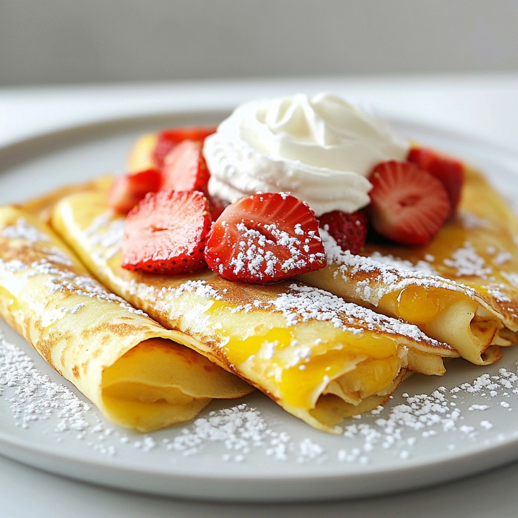 Nutella Strawberry Crepes Köstlicher Genuss für Alle