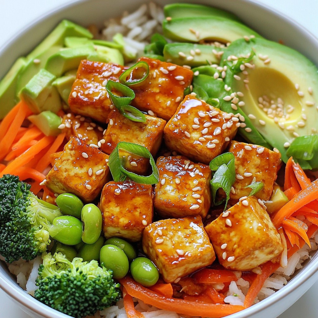 Teriyaki Tofu Buddha Bowls Gesunde und Schmackhafte Mahlzeit