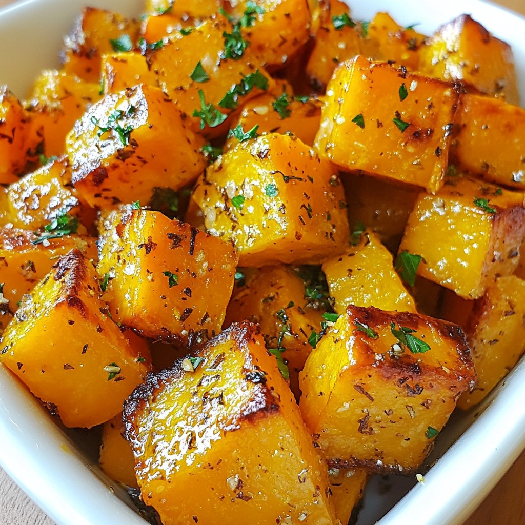 Knoblauchkräuter geröstete Süßkartoffeln einfach lecker