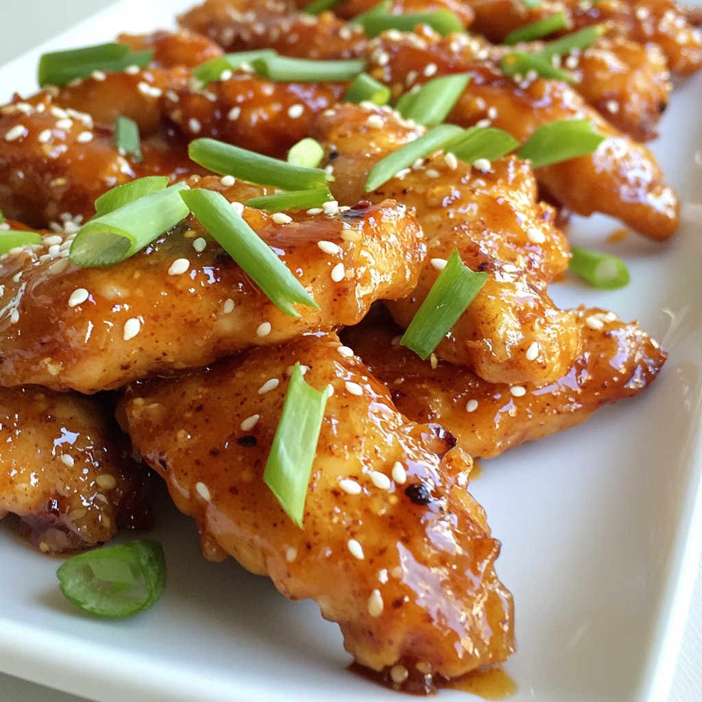 Honey Soy Glazed Chicken Tenders Köstlich und Einfach