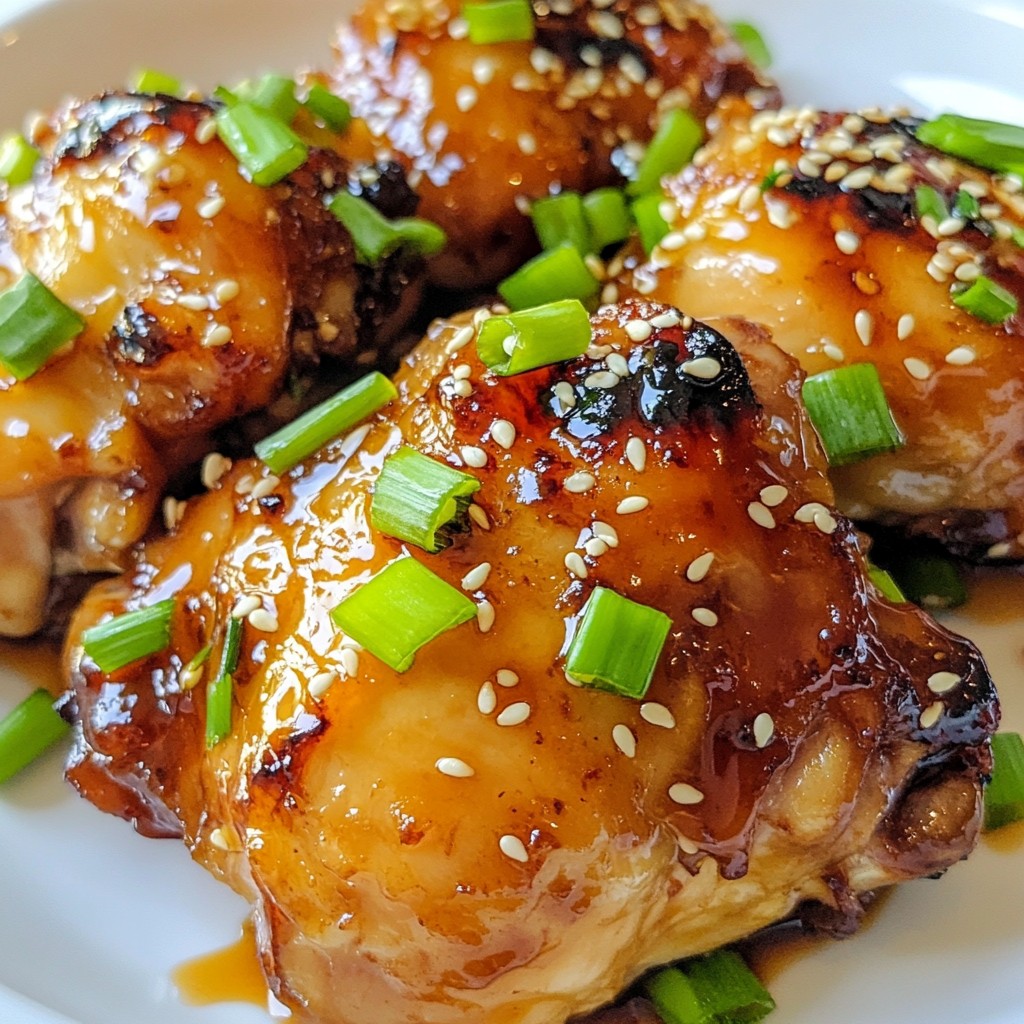 Honig Knoblauch Ingwer Hähnchen Einfaches Rezept