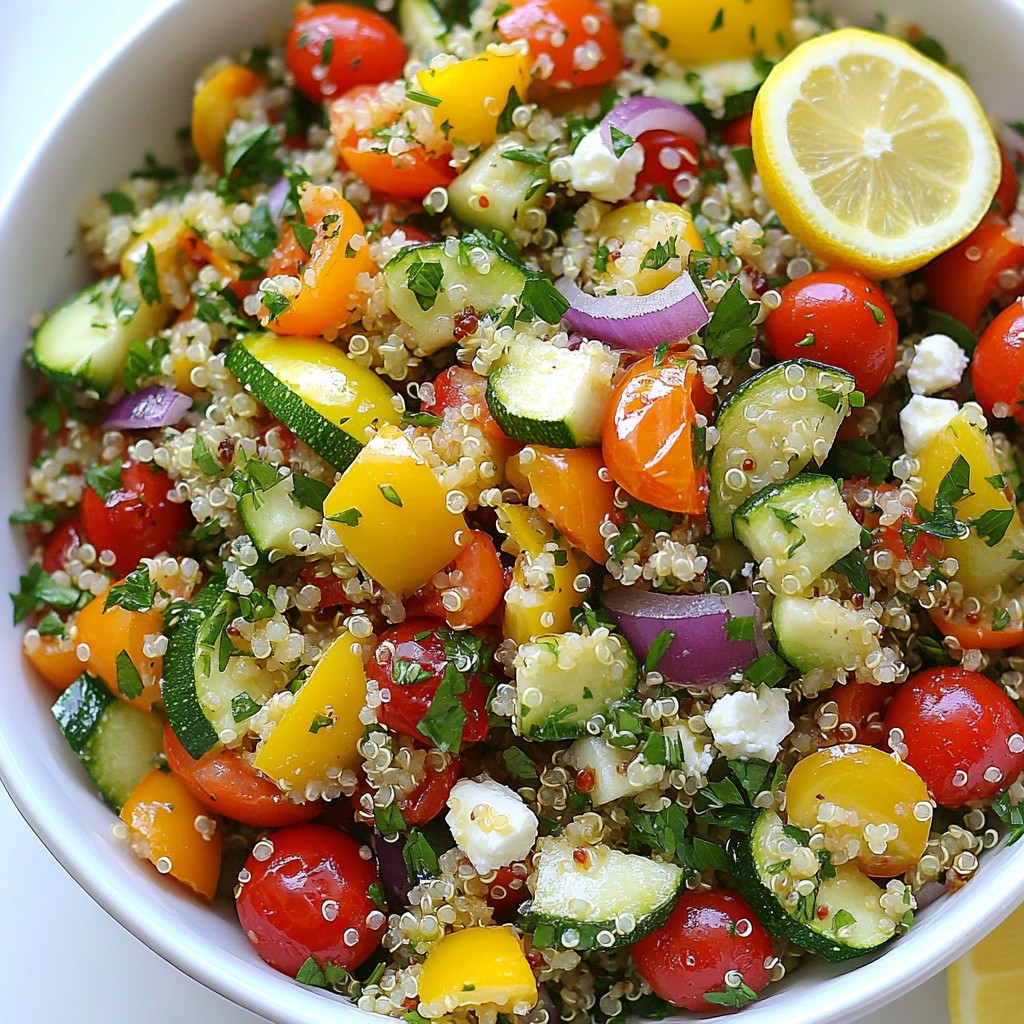 Nahrhaftes Rezept für Röstgemüse und Quinoa Tabbouleh