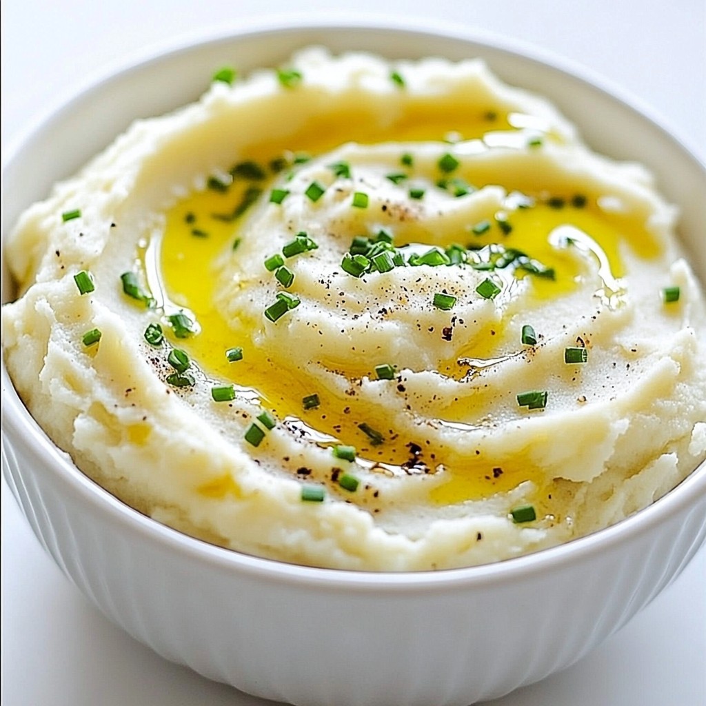 Roasted Garlic Mashed Cauliflower Cremig und Gesund