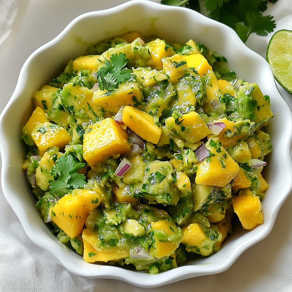 Avocado Mango Salsa Frisch und Einfach Zubereitet