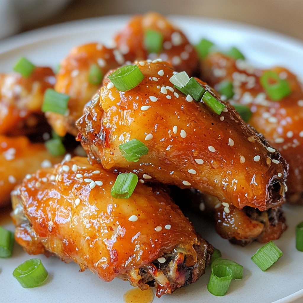 Honey Garlic Air Fryer Chicken Wings Rezept Genießen