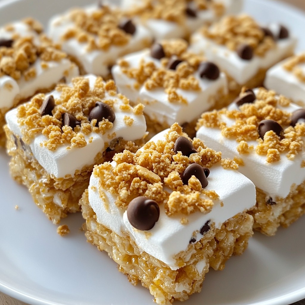 S'mores Rice Krispie Treats Einfache und leckere Snacks