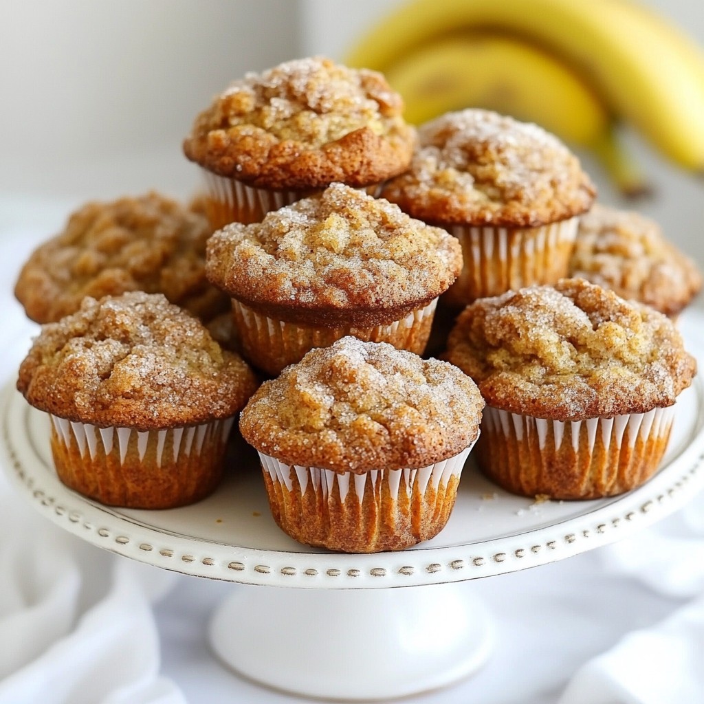 Zimt-Zucker-Banana-Bread-Muffins einfach und köstlich