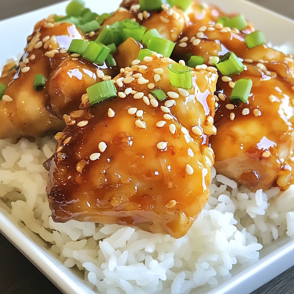 Honey Sesame Sticky Chicken Lecker und Einfach Zubereiten