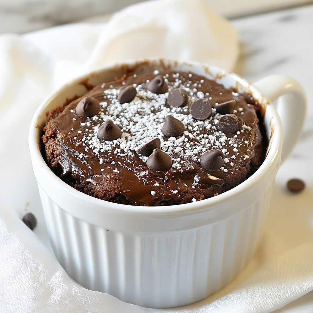 Schokoladen-Espresso-Tassenkuchen Schneller Genuss