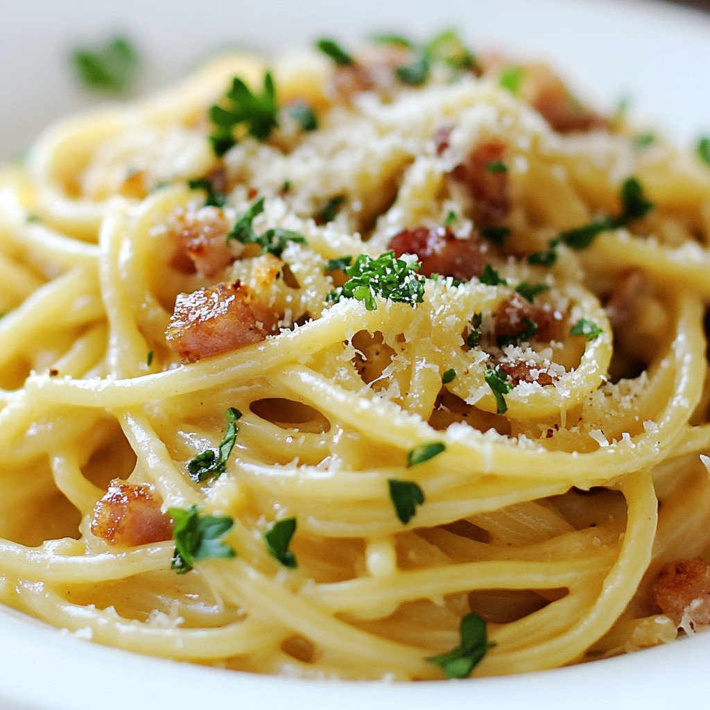 Karamellisierte Zwiebel Carbonara Einfache Rezeptvarianten
