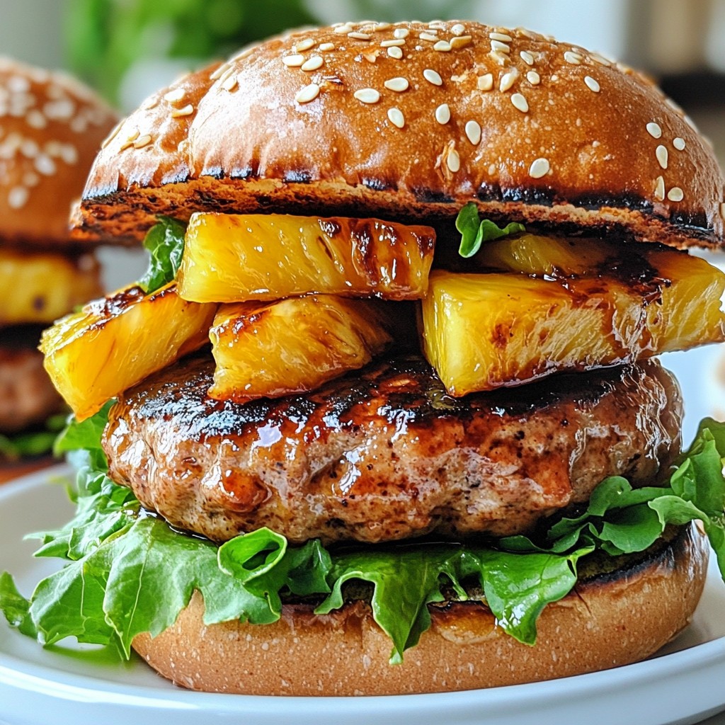 Teriyaki Glazed Turkey Burgers Leckere Grillidee