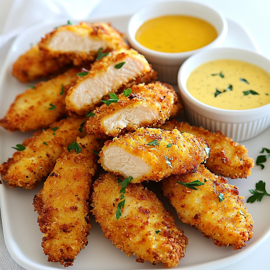 Knusprige Air Fryer Chicken Tenders Einfaches Rezept