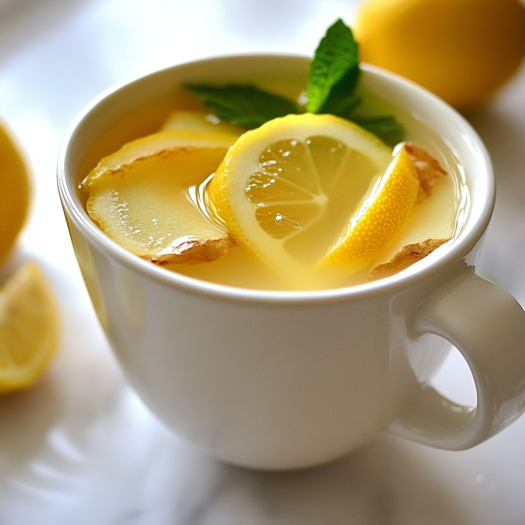 Honig Zitronen Ingwer Tee für Gesundheit und Wohlbefinden