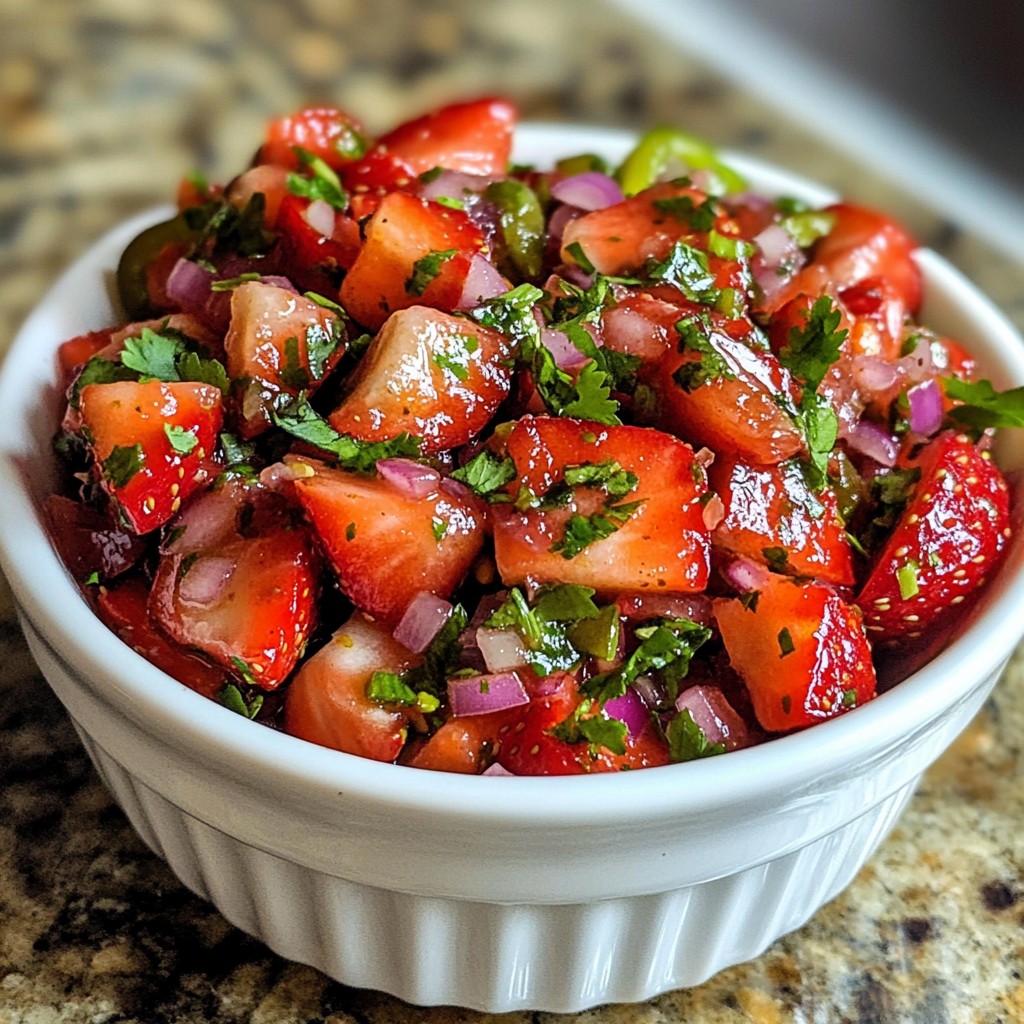 Erdbeer-Jalapeño-Salsa fruchtig und scharf genießen