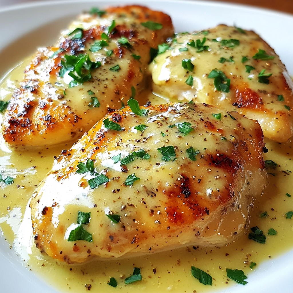 Creamy Garlic Butter Chicken Einfaches Rezept genießen