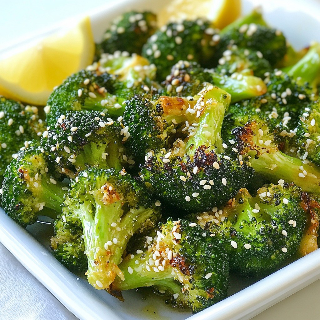 Honig Knoblauch Röstbroccoli schmackhafte Beilage