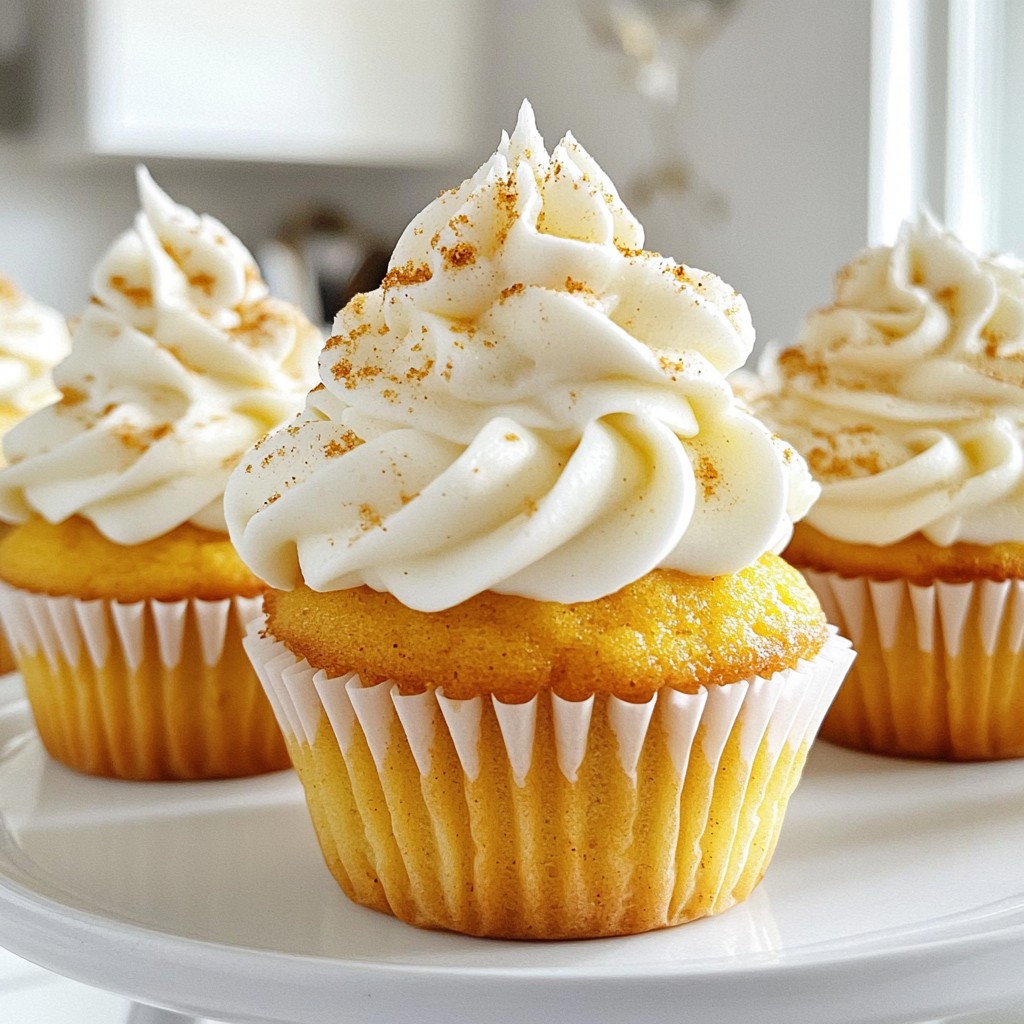 Kürbisgewürz Latte Cupcakes Einfaches Rezept