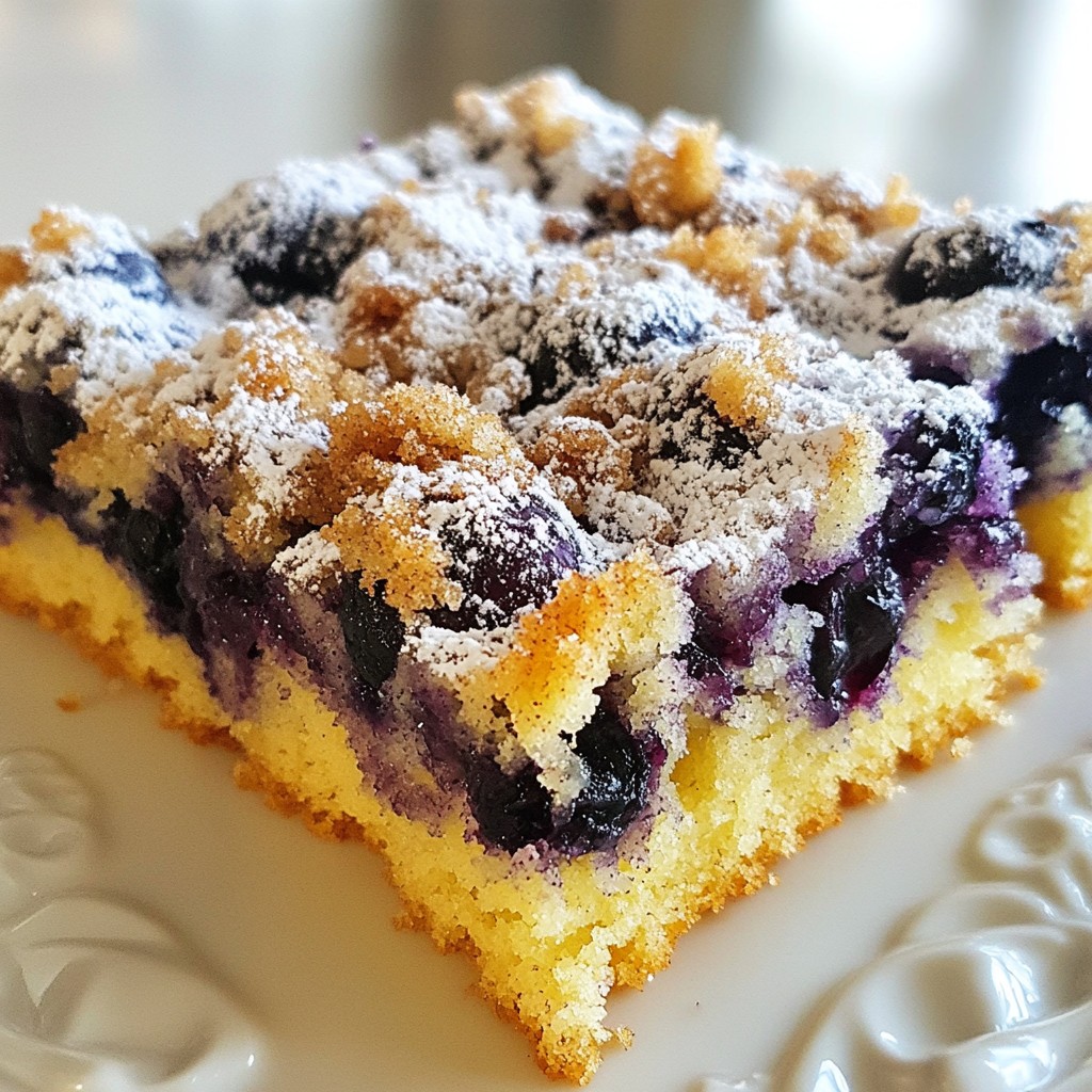 Blaubeer Streusel Kaffee Kuchen Einfache und Leckereien