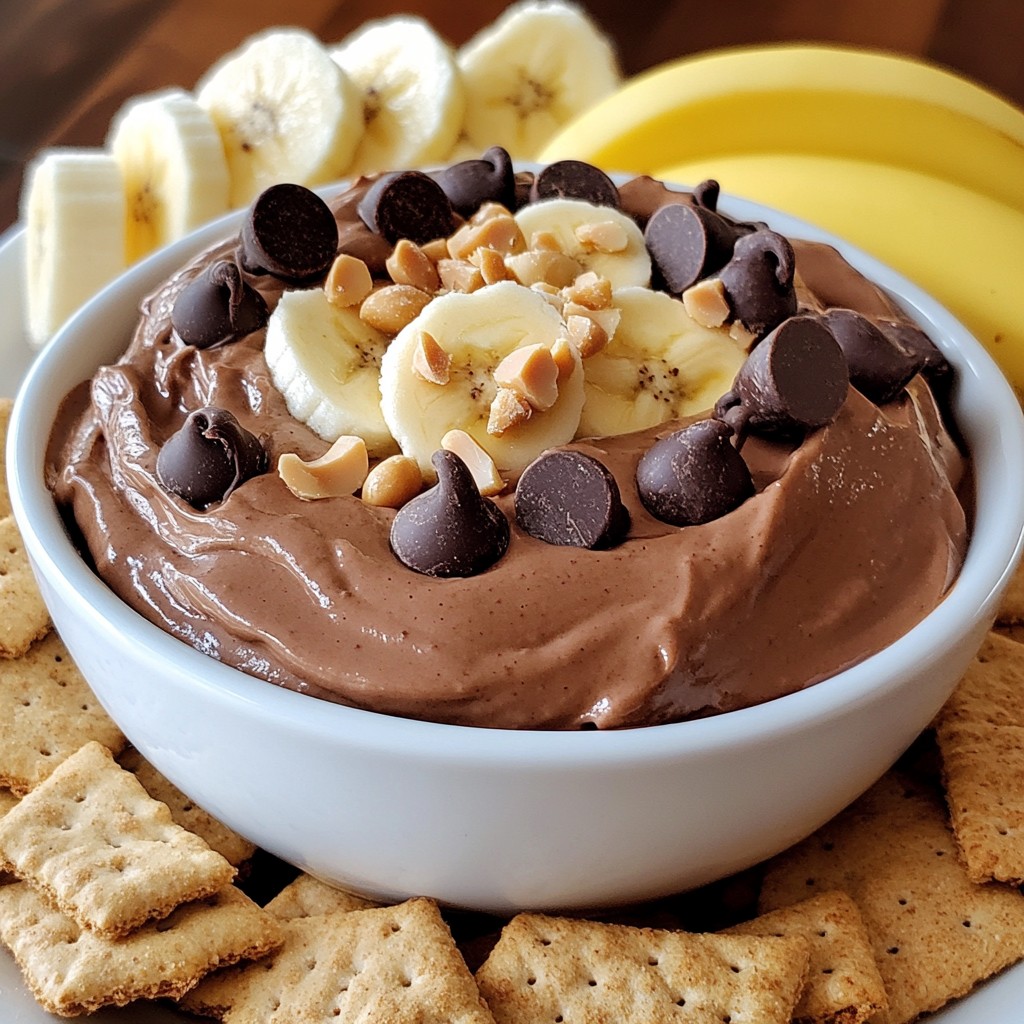 Schokoladen-Erdnussbutter-Cheesecake-Dip genießen