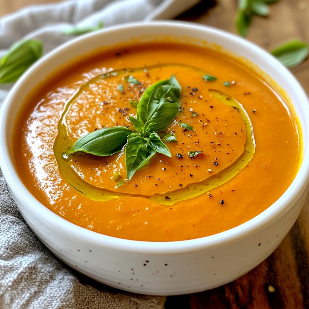 Roasted Red Pepper Gouda Soup Lecker und Cremig