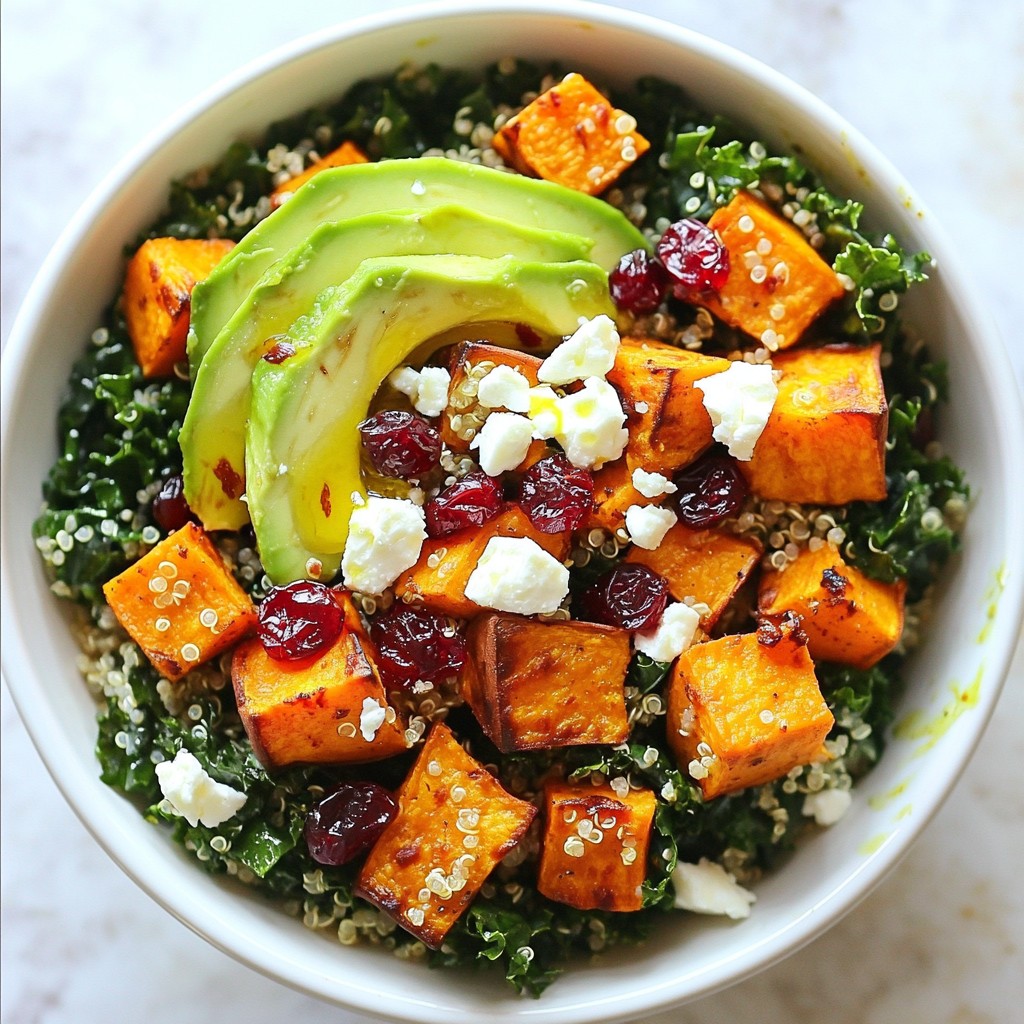 Nutritious Sweet Potato and Kale Power Salad Rezept