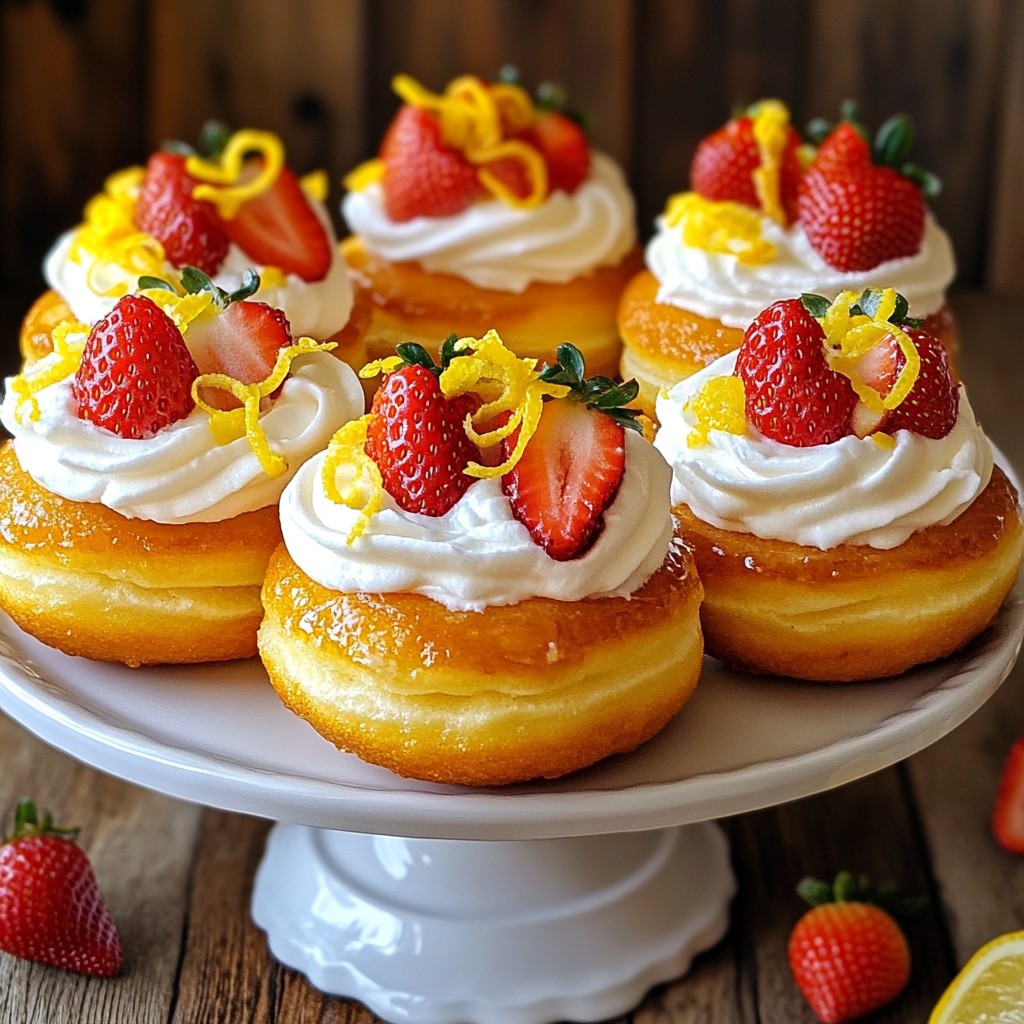 Strawberry Shortcake Donuts Einfaches und schnelles Rezept