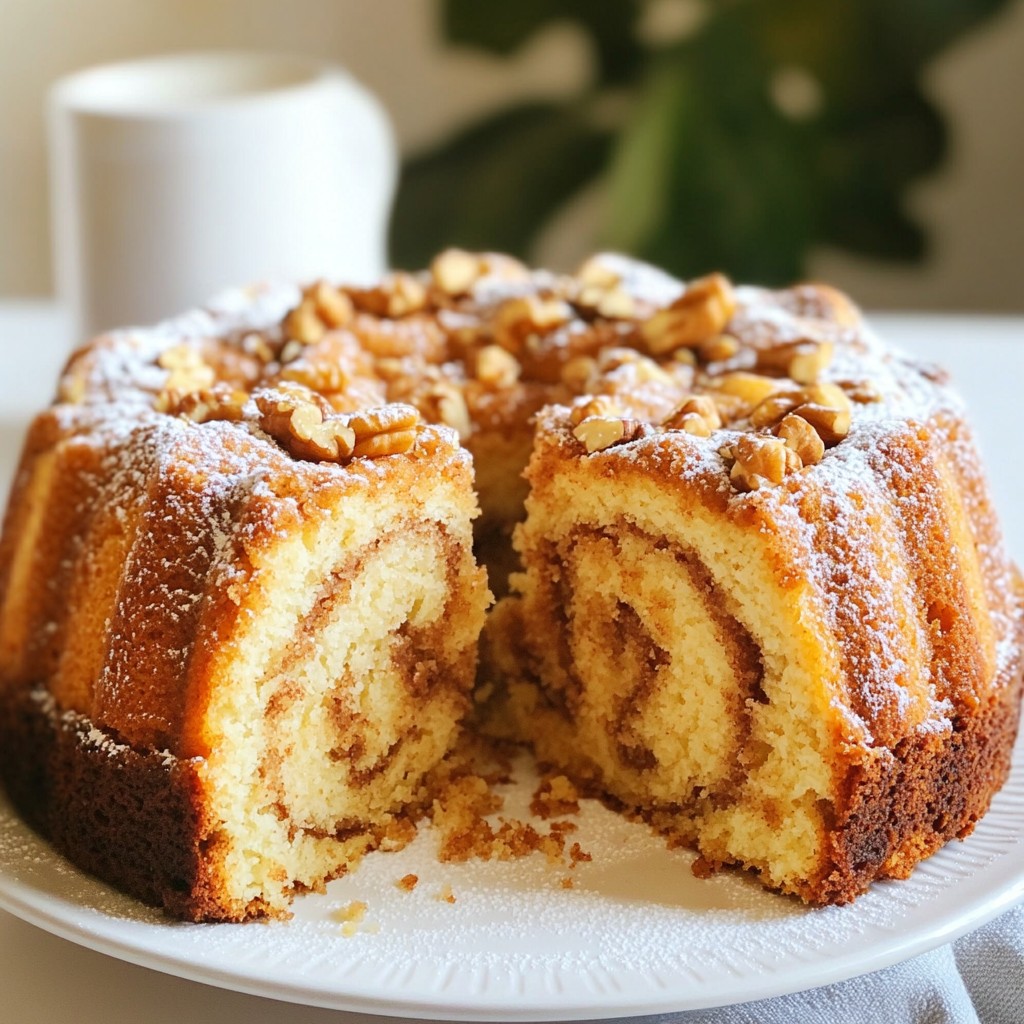 Köstlicher Zimtschnecken-Kaffeekuchen für Naschkatzen
