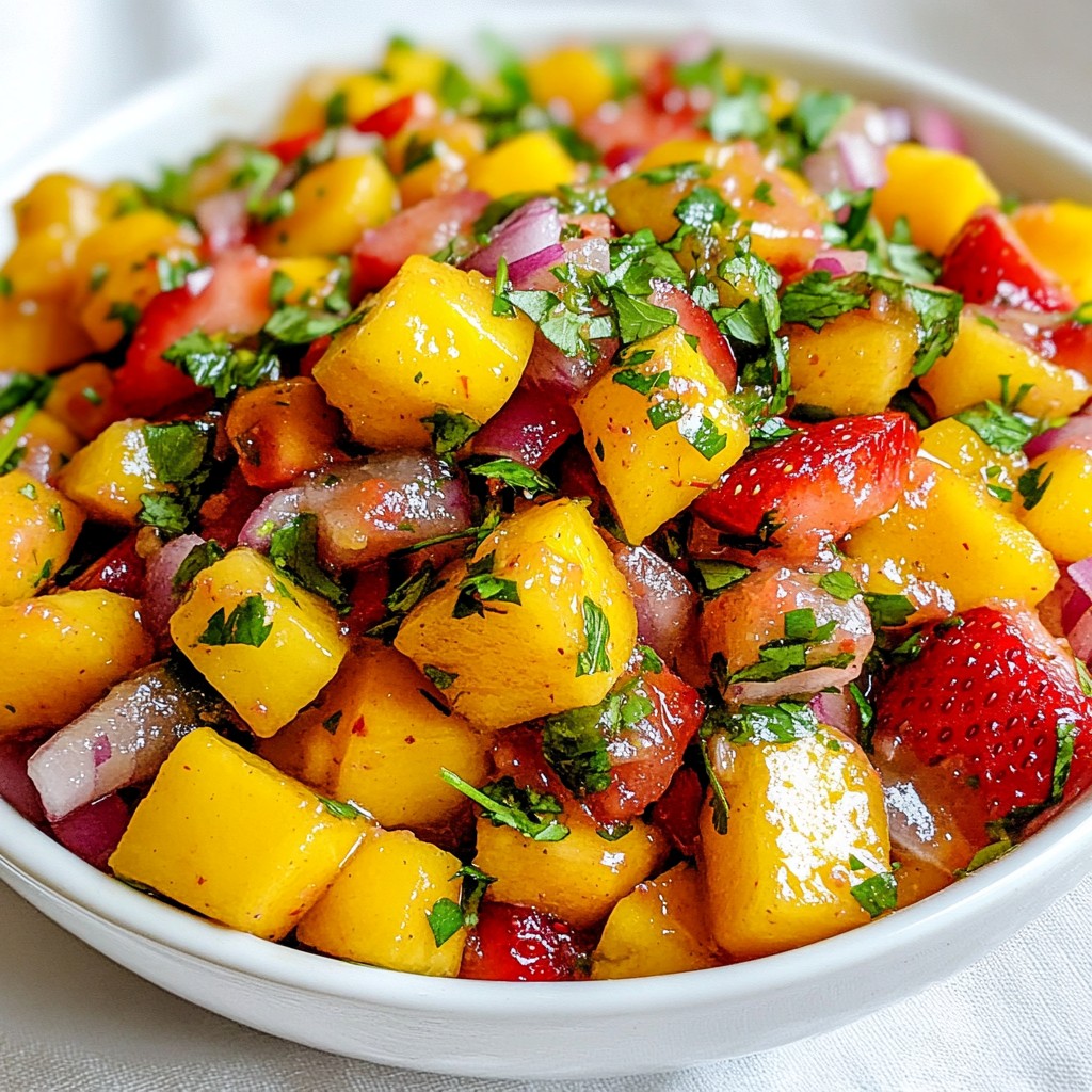 Erdbeer Mango Salsa Frisch und Geschmackvoll genießen