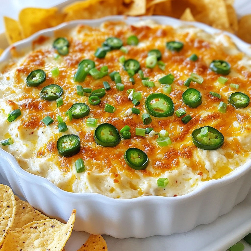 Creamy Jalapeño Popper Dip Einfache und köstliche Dips