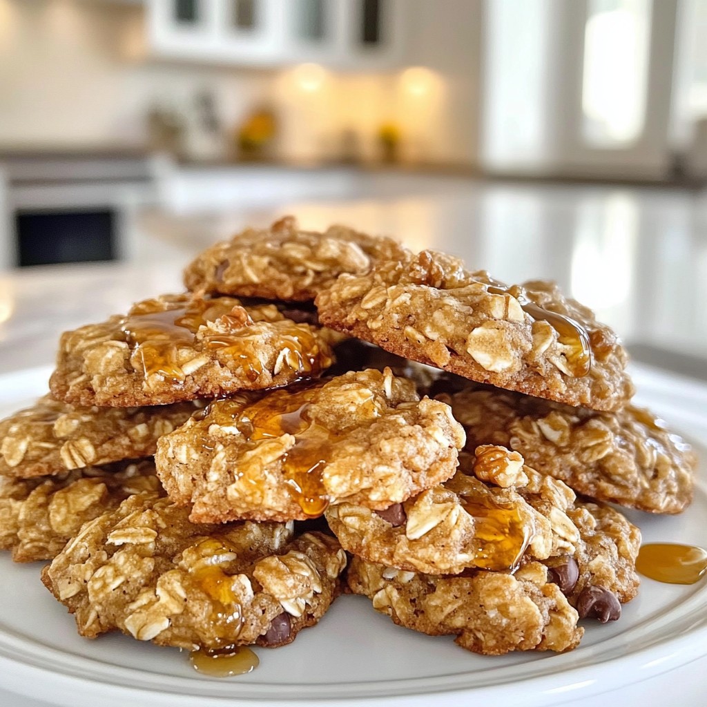 Maple Brown Sugar Oatmeal Cookies Einfache Köstlichkeit