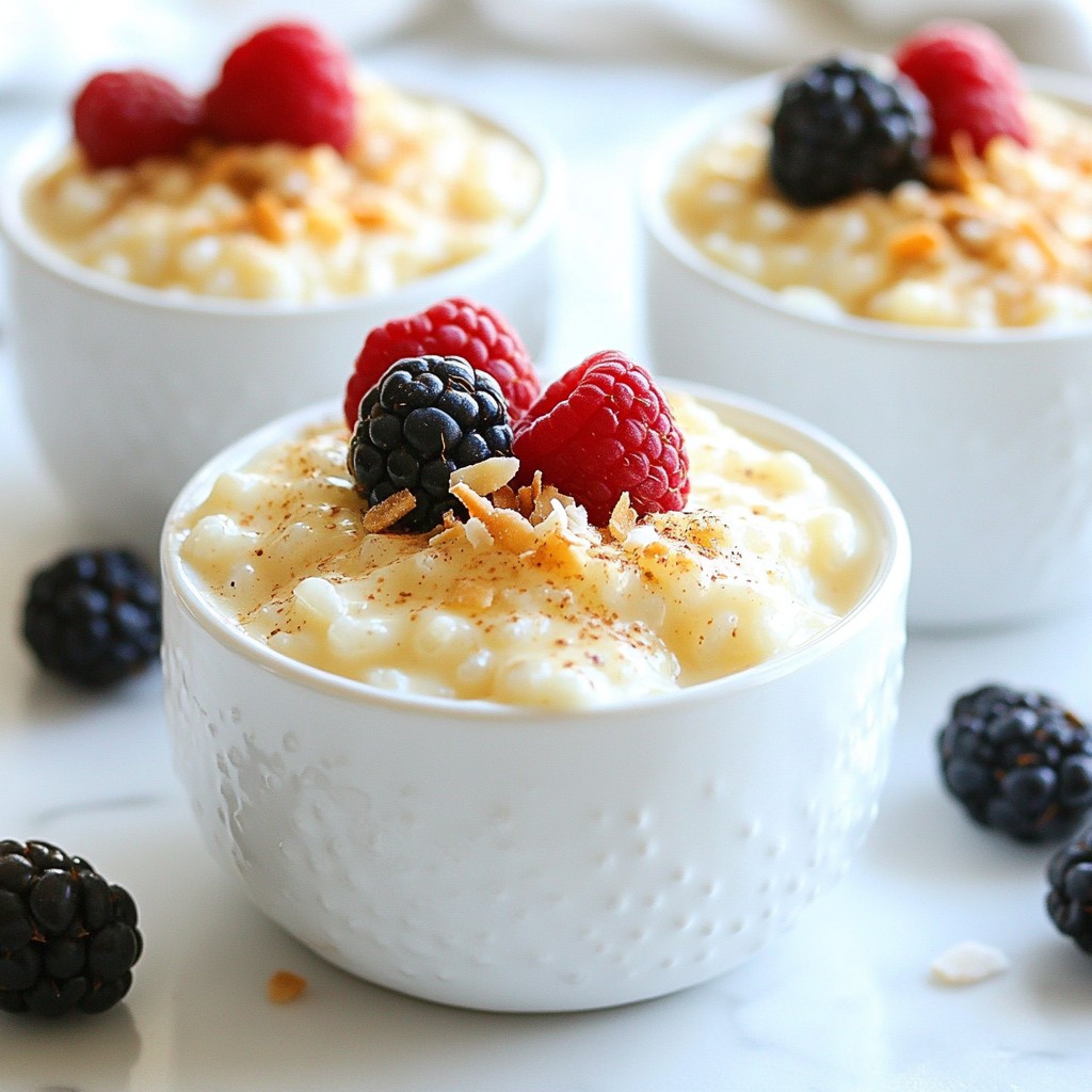 Vanillebohnen-Reis-Pudding Einfaches Rezept genießen