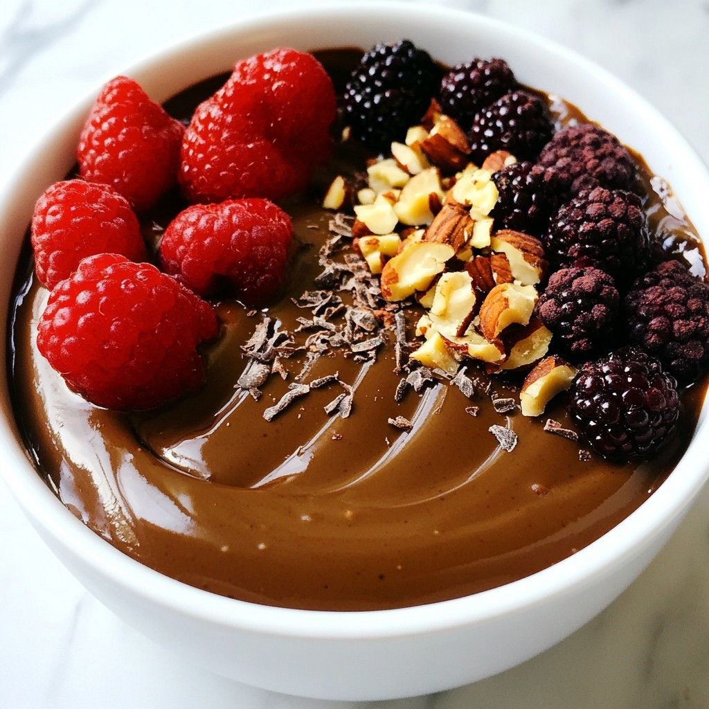 Avocado Chocolate Pudding Einfach und Cremig Genießen