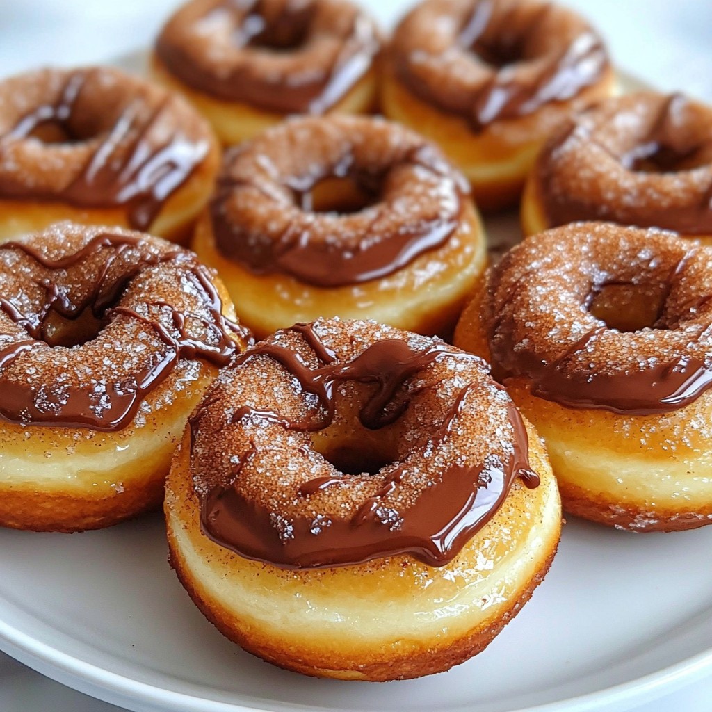 Cinnamon Sugar Baked Donuts Schnelle und einfache Leckerei