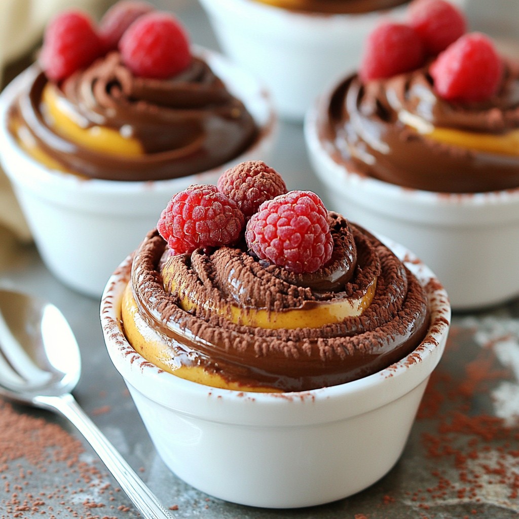 Raspberry Chocolate Mousse Leckeres Dessert Rezept