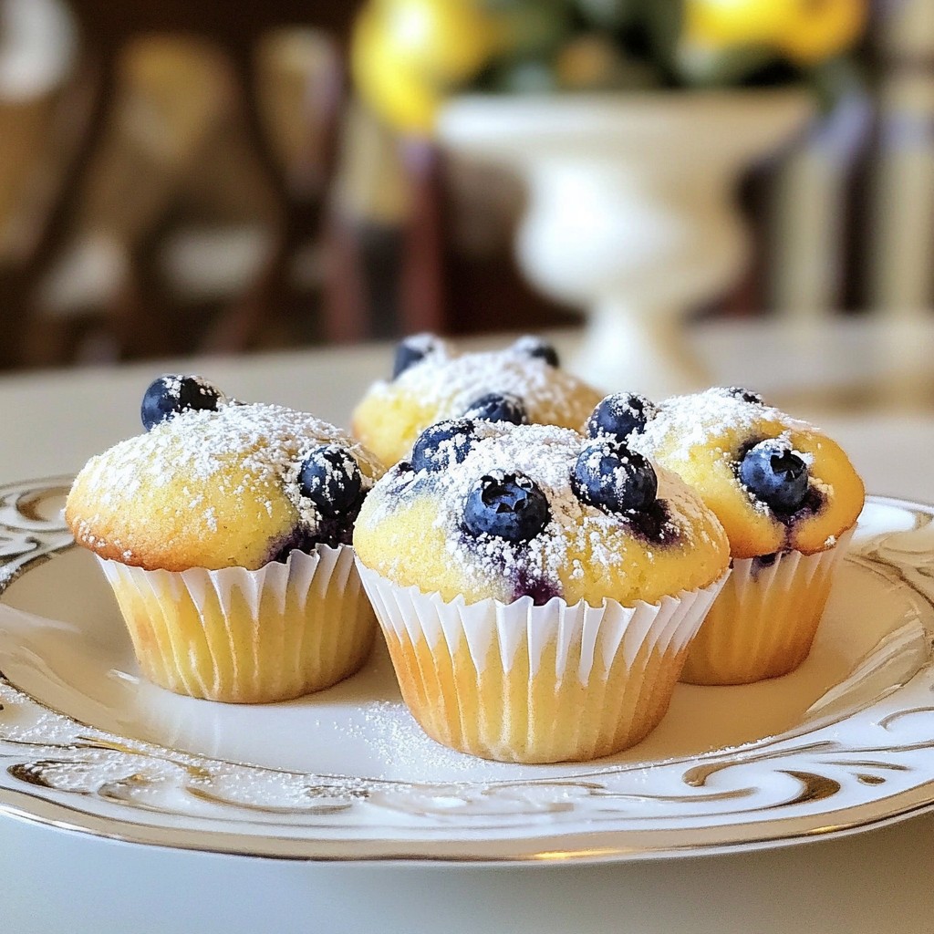 Blaubeer-Zitronen-Sauerteig-Muffins Genussvoll und Saftig