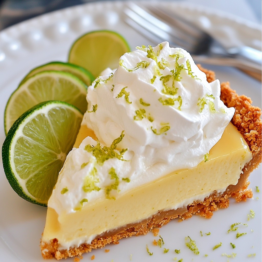 No Bake Key Lime Pie Einfache und Eiskalte Freude