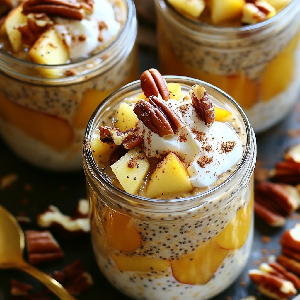 Genussvolle Apple Pie Overnight Oats Für Deinen Morgen