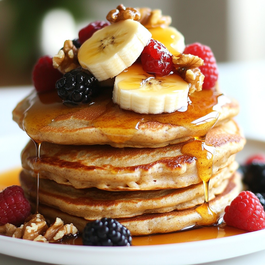 Maple Cinnamon Oatmeal Pancakes Einfache Genussmittel