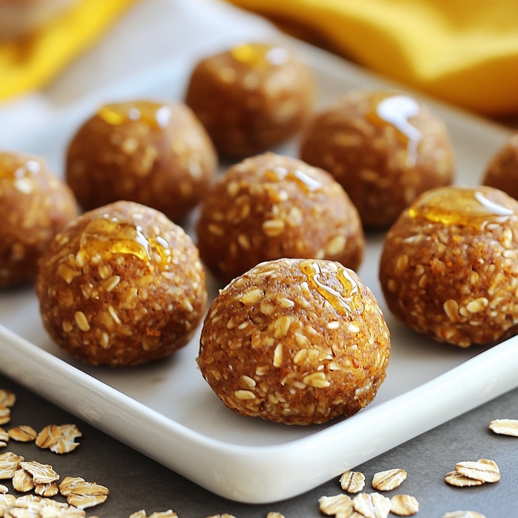 Kürbis-Gewürz-Energiebällchen für gesunde Snacks