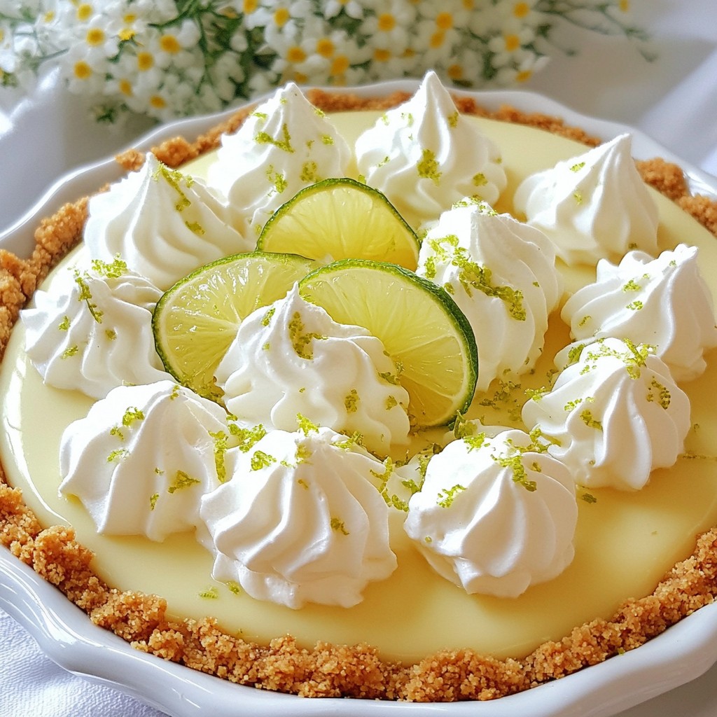No Bake Key Lime Pie Lecker und Einfach Zubereiten