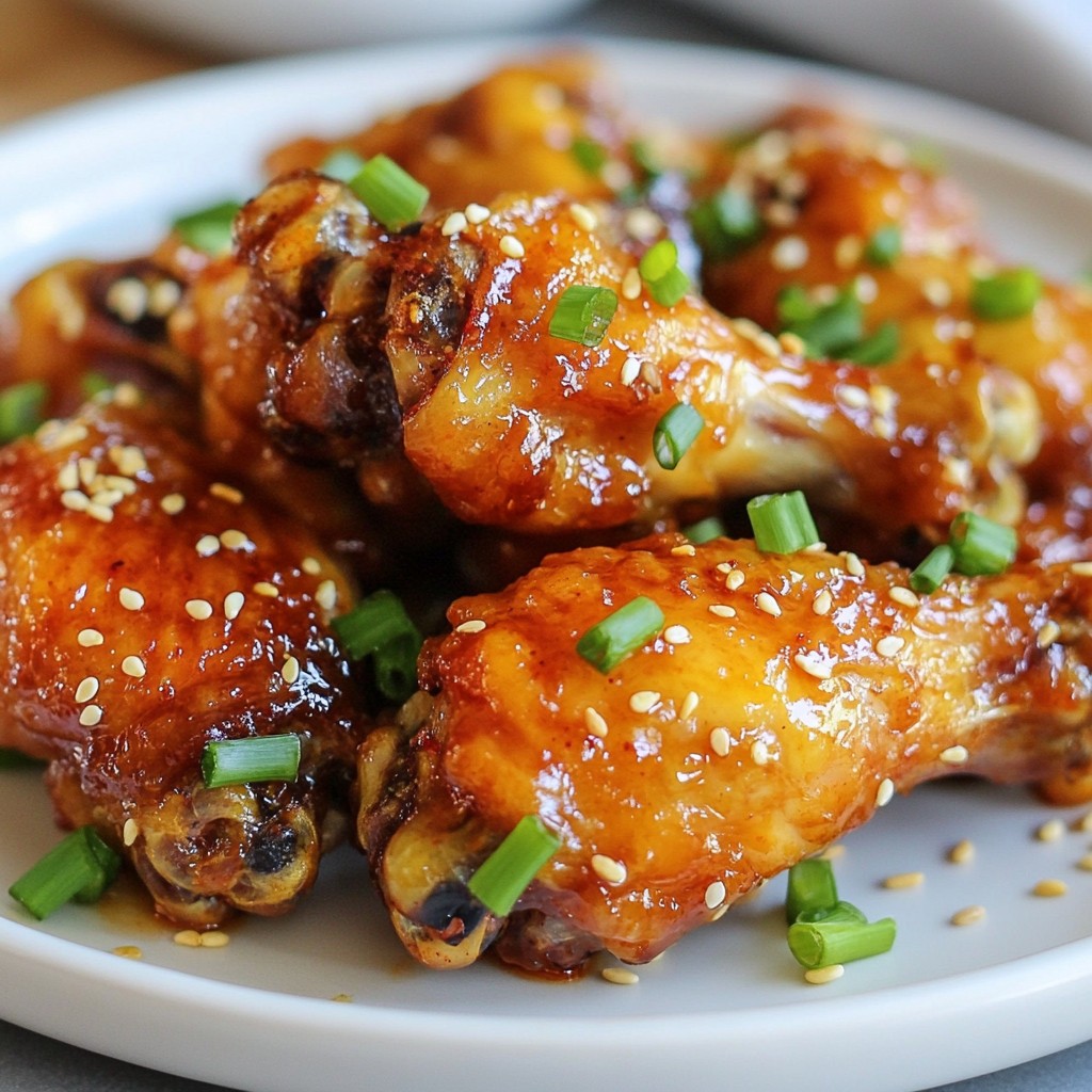Honey Sriracha Chicken Wings für einen genussvollen Abend
