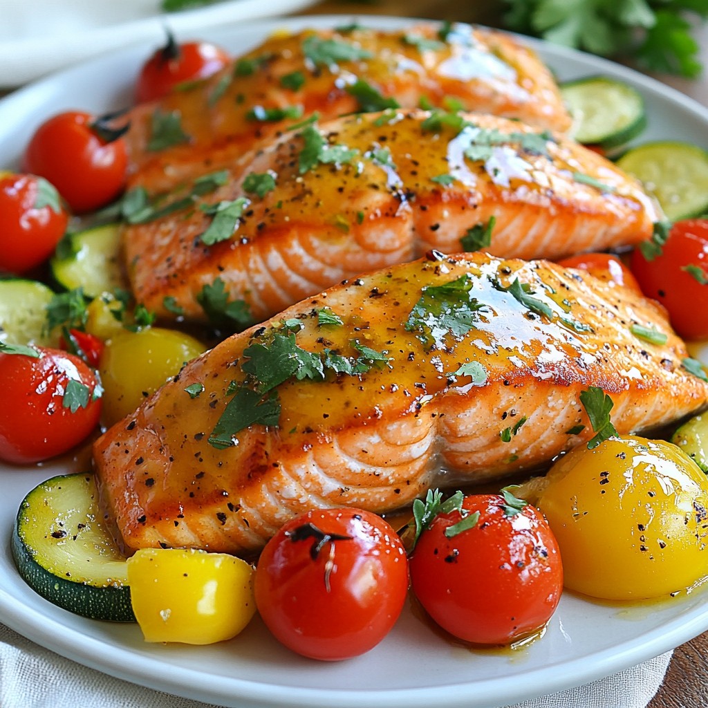 Honig Limetten Lachs Folienpackungen Einfache Zubereitung