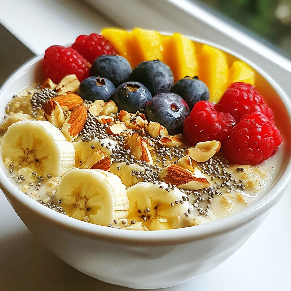 Vanilla Chai Overnight Oats Schnelles Frühstück Rezept