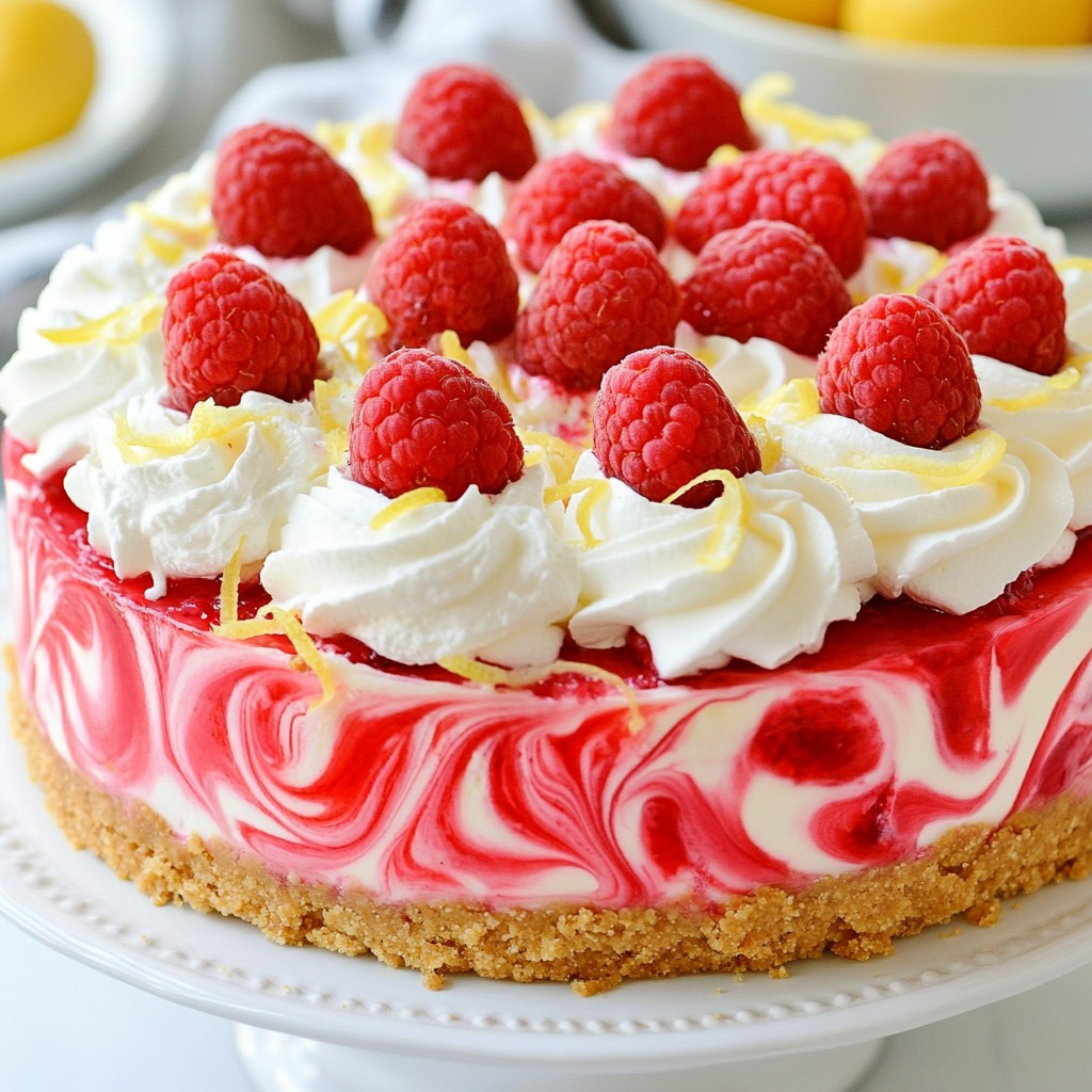 Himmlische Raspberry Lemonade Cheesecake Rezeptidee